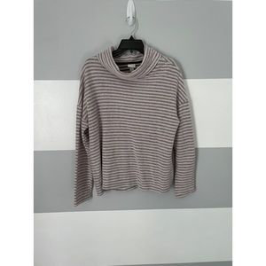 A New Day Striped Cowl Neck Sweater